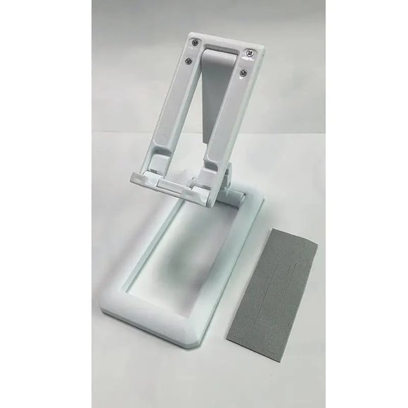 NIB- White Foldable Tablet Mobile Phone Desktop Stand For IPad-Iphone - Picture 2 of 15